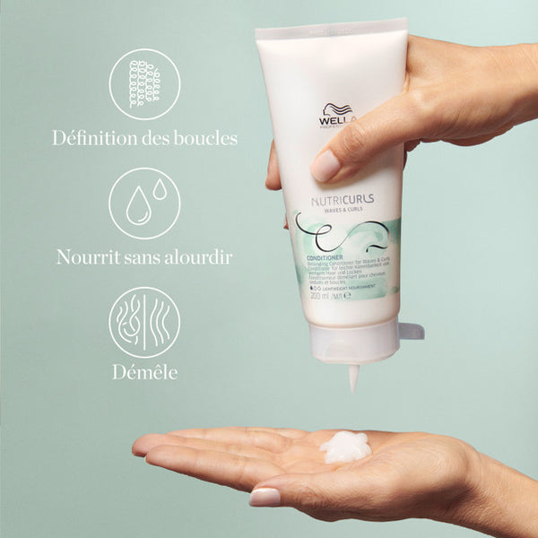NUTRICURLS Conditionneur Cheveux Bouclés Et Ondulés 1000ml