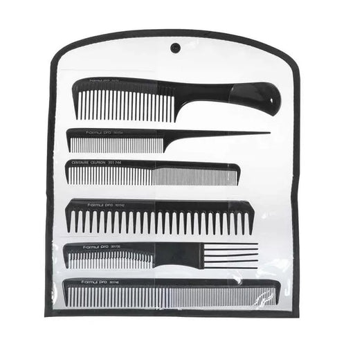 Trousse de 6 peignes professionnels - Formul Pro