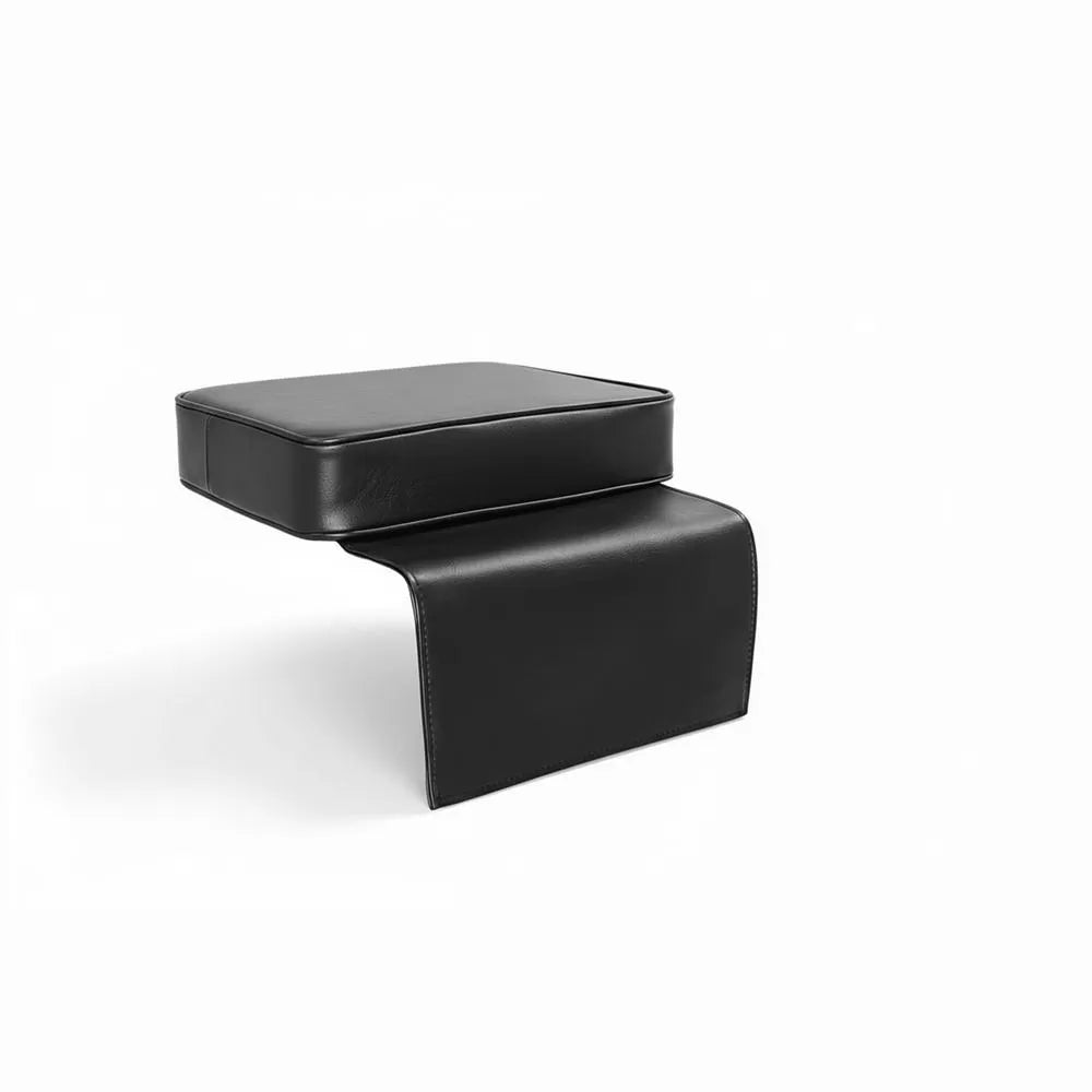 Pouf de fauteuil pour enfant Midi Noir (10 cm)