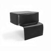 Pouf de fauteuil pour enfant Miki Noir (15cm)