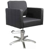 Fauteuil de Coiffure CAPRI - Noir, Pompe Hydraulique