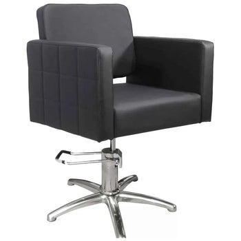 Fauteuil de Coiffure CAPRI - Noir, Pompe Hydraulique