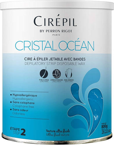 Cire avec bandes Cirépil® Cristal Océan