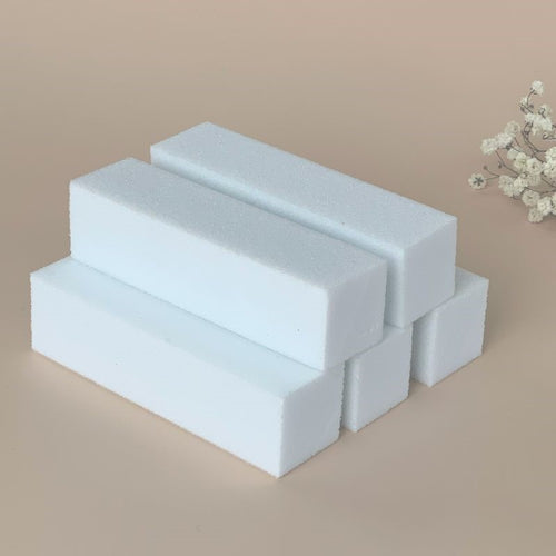 Bloc de ponçage blanc grain 5 moyen 180 nail