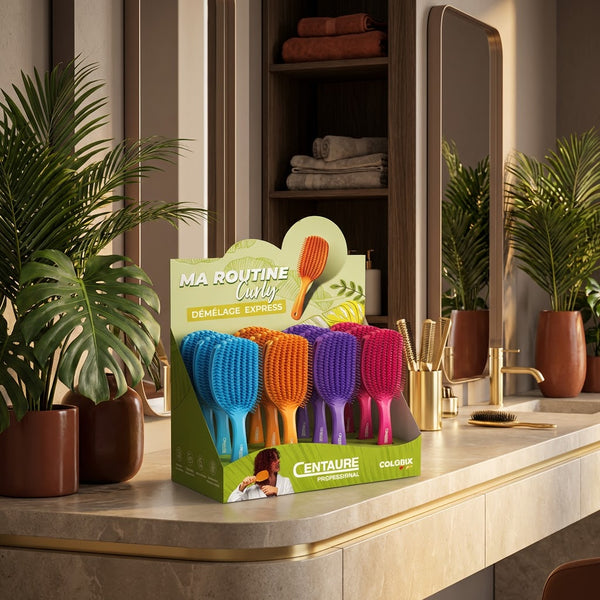 brosses Colorix Curly - 4 couleurs