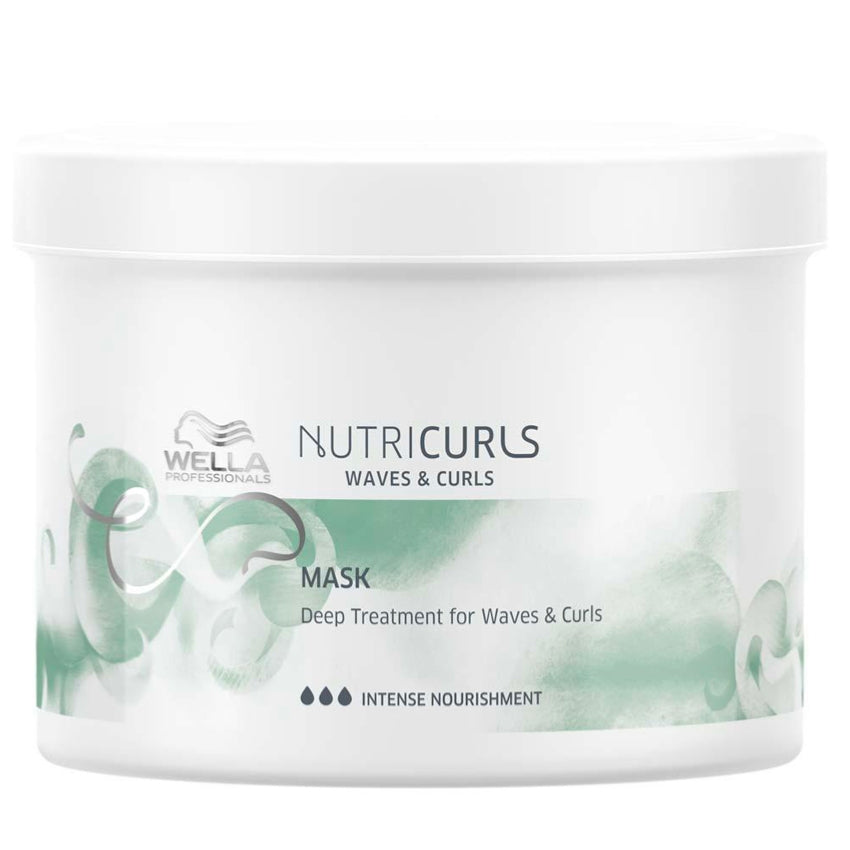 NUTRICURLS Masque Cheveux Bouclés Et Ondulés 500ml