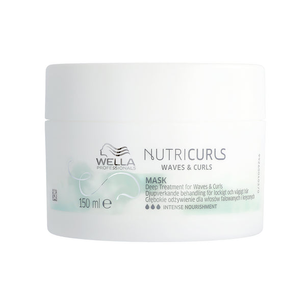 NUTRICURLS Masque Cheveux Bouclés Et Ondulés 150ml
