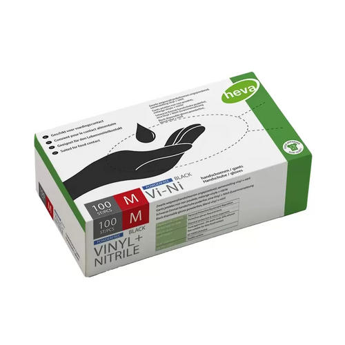 Gants Noirs VINI - Taille Medium (95% vinyle 5% nitrile)