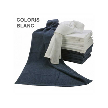 Serviettes microfibre blanches (50x90cm) x12