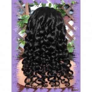 Perruque DEEP LOOSE WAVE 9A Lace Frontal 13*6 Naturel Luxurious virgin hair