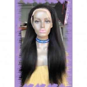Perruque KINKY STRAIGHT 9A Full Lace 100% Naturel Luxurious virgin hair