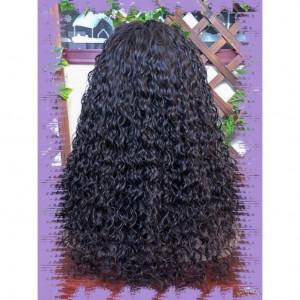 Perruque DEEP CURL 9A Lace Frontal 13*4 Naturel Luxurious virgin hair my-feline-zone